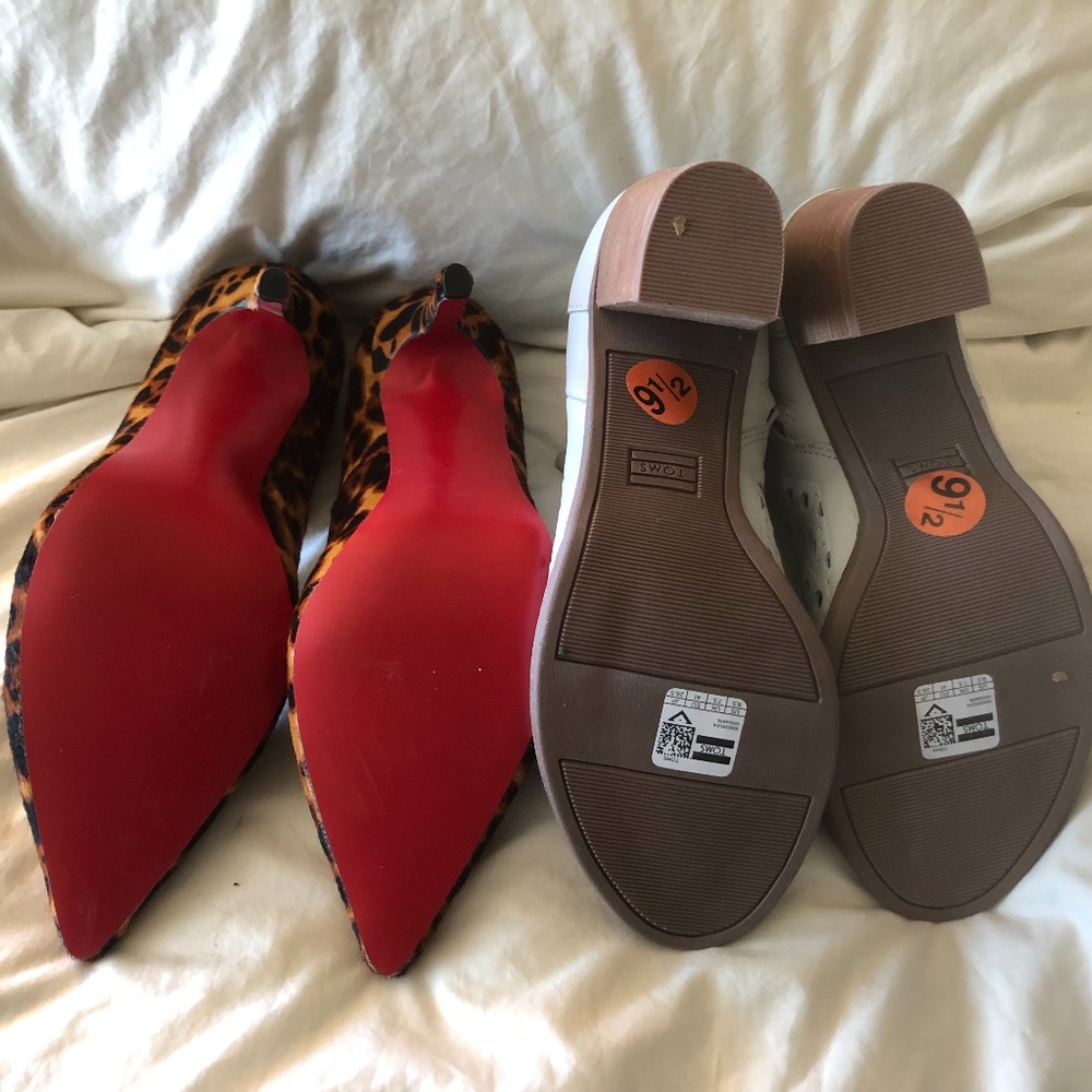 TOMS Open Toe Booties - Picture 3 of 3